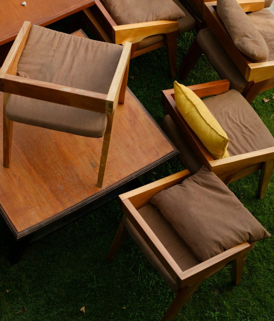 coussins de jardin